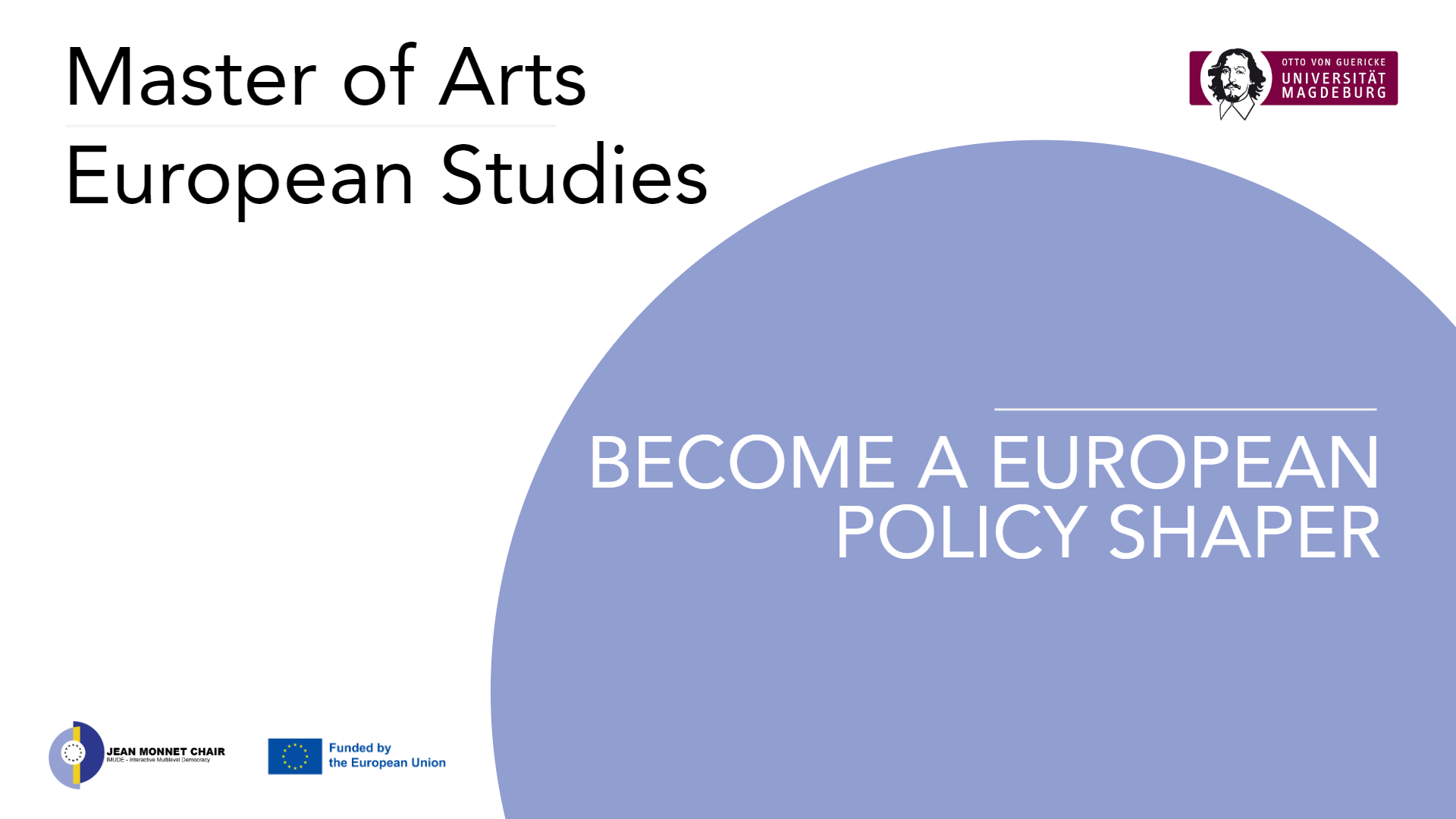 Master EUS Become a European Policy Shaper